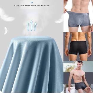 Men's Ice-Cool Premium Boxer Briefs – Pack of 5 @ 699 | Buy 2 Get 5 | COD Available