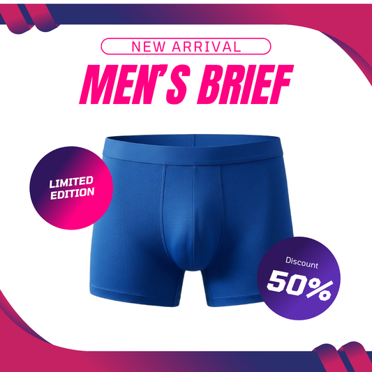 Men's Ice-Cool Premium Boxer Briefs – Pack of 5 @ 699 | Buy 2 Get 5 | COD Available