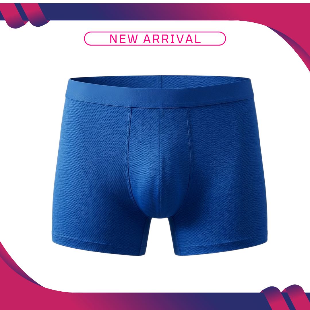 Men's Ice-Cool Premium Boxer Briefs – Pack of 3 @599 | Ultra-Soft, Breathable & All-Day Fresh (COD Available)