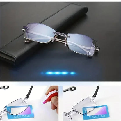 Limited-Time Offer: Buy 1 Get 1 FREE on Rimless Auto Focus Reading Glasses – Only ₹599