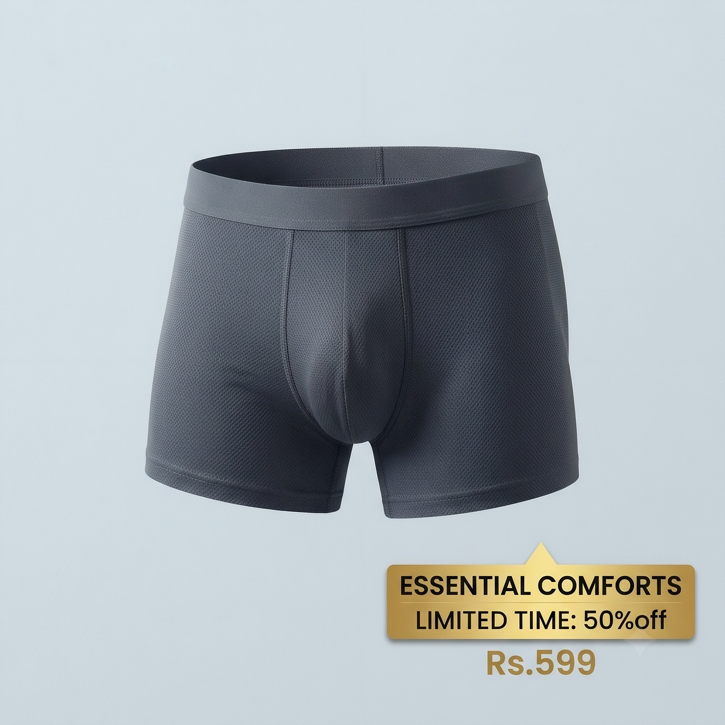 Men's Ice-Cool Premium Boxer Briefs – Pack of 3 @599 | Ultra-Soft, Breathable & All-Day Fresh (COD Available)